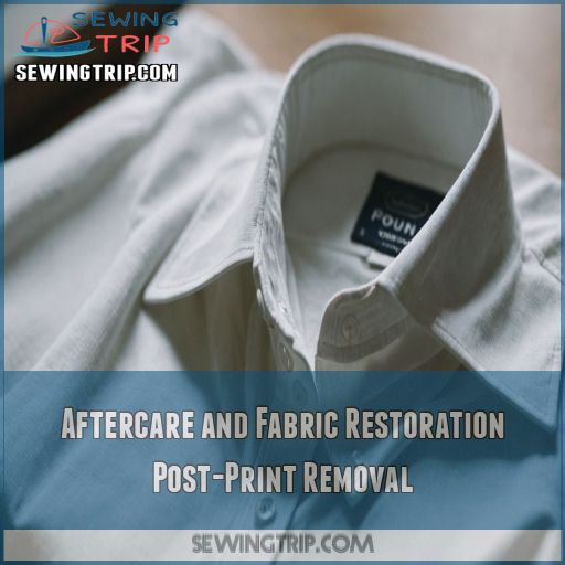 Aftercare and Fabric Restoration Post-Print Removal