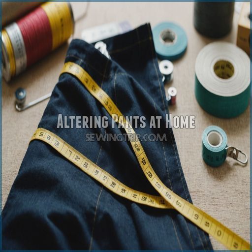 Altering Pants at Home Altering Pants at Home