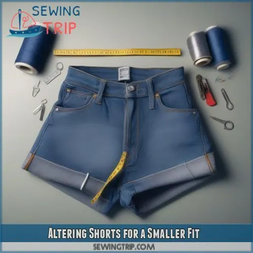 Altering Shorts for a Smaller Fit