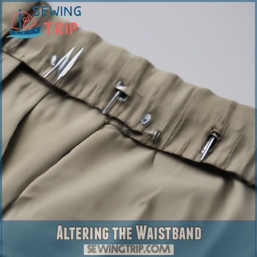 Altering the Waistband Altering the Waistband