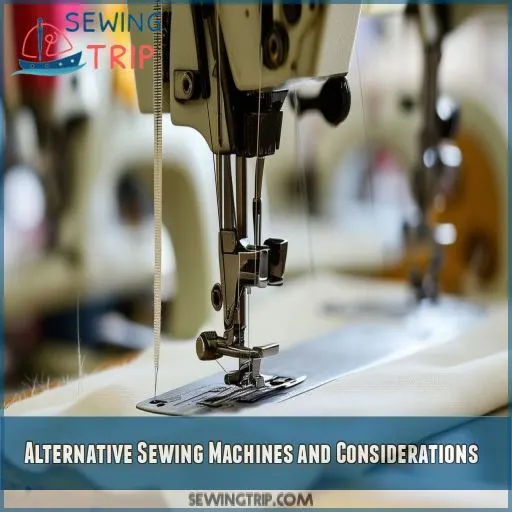 Alternative Sewing Machines and Considerations