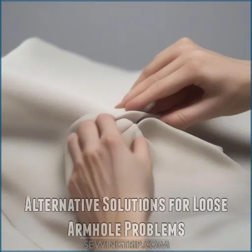 Alternative Solutions for Loose Armhole Problems