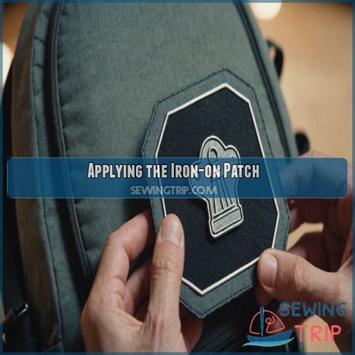 Applying the Iron-on Patch