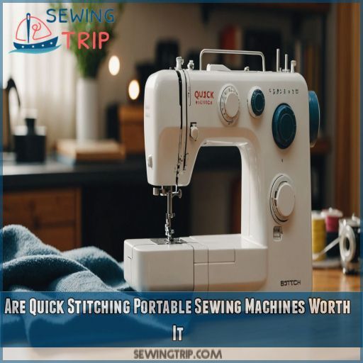 Are Quick Stitching Portable Sewing Machines Worth It