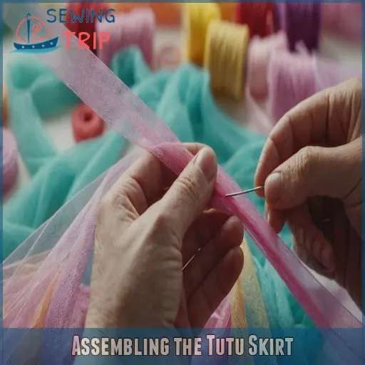 Assembling the Tutu Skirt