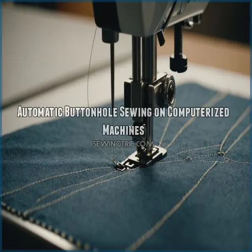 Automatic Buttonhole Sewing on Computerized Machines