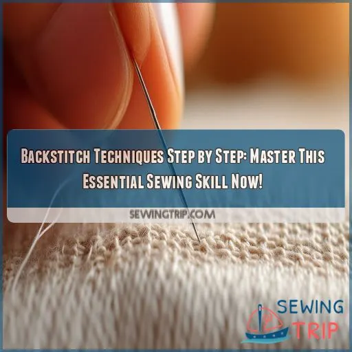 backstitch techniques step by step