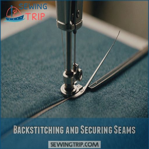 Backstitching and Securing Seams