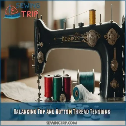 Balancing Top and Bottom Thread Tensions