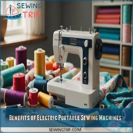 Benefits of Electric Portable Sewing Machines