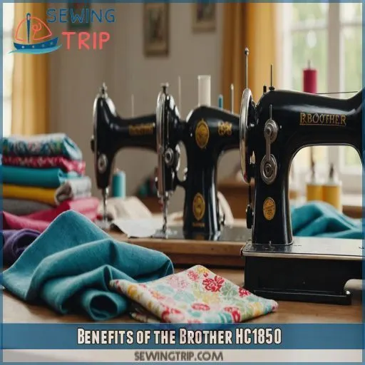 Benefits of the Brother HC1850