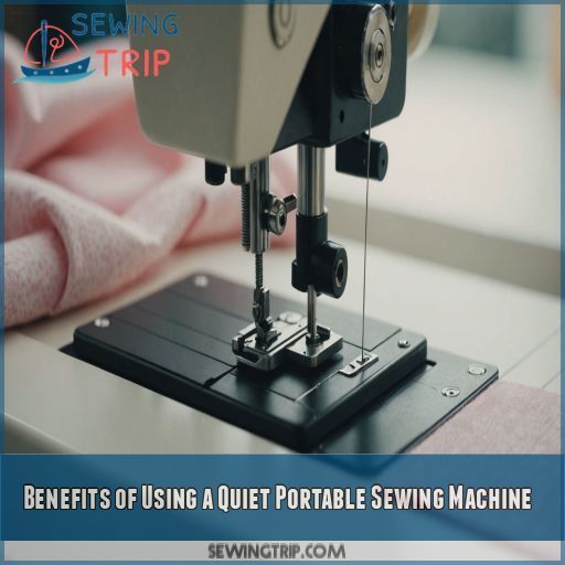 Benefits of Using a Quiet Portable Sewing Machine