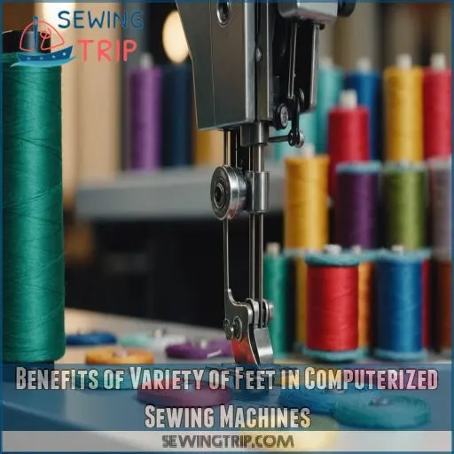 Benefits of Variety of Feet in Computerized Sewing Machines