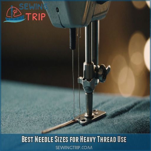 Best Needle Sizes for Heavy Thread Use