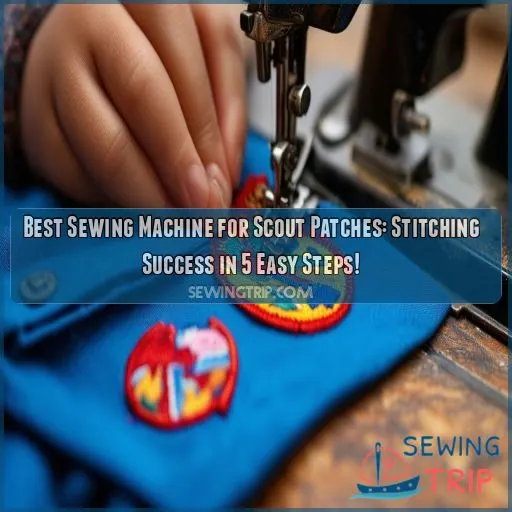 best sewing machine for scout patches