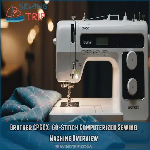 Brother CP60X: 60-Stitch Computerized Sewing Machine Overview