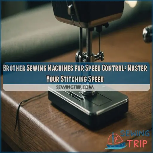 Brother sewing machines for speed control