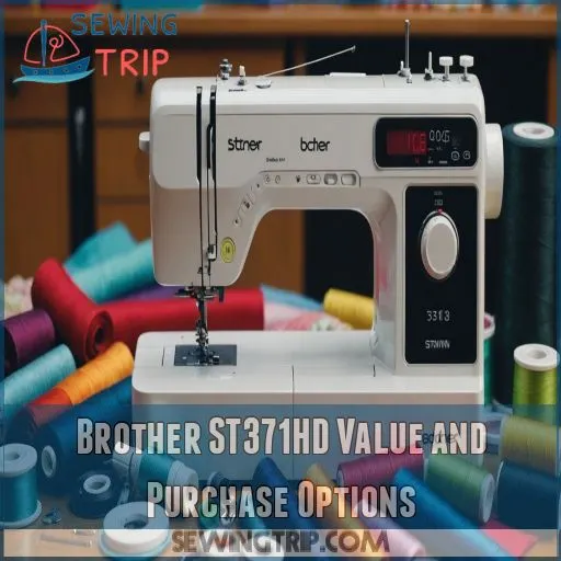 Brother ST371HD Value and Purchase Options