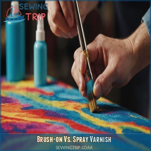 Brush-on Vs. Spray Varnish Brush-on Vs. Spray Varnish