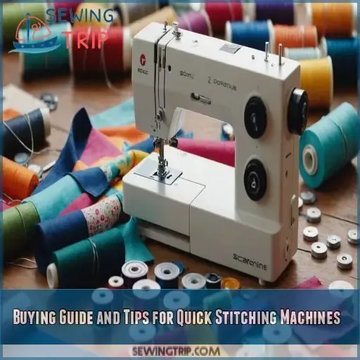 Buying Guide and Tips for Quick Stitching Machines