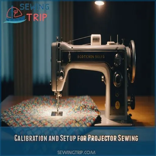 Calibration and Setup for Projector Sewing