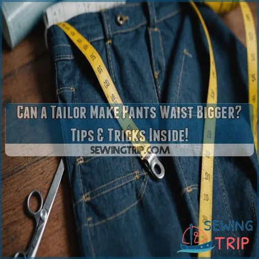 can a tailor make pants waist bigger