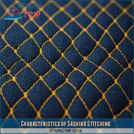 Characteristics of Sashiko Stitching