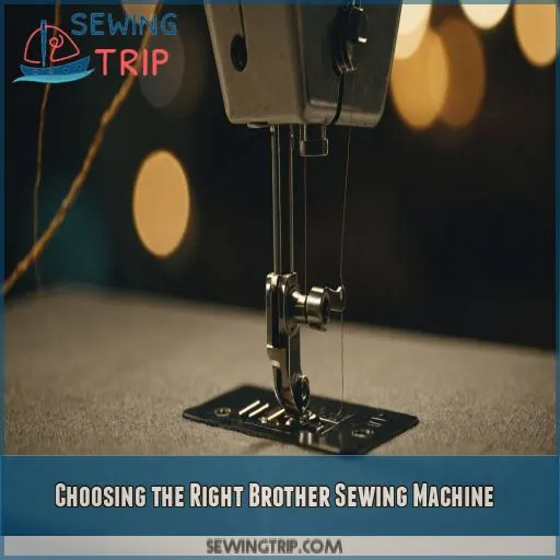 Choosing the Right Brother Sewing Machine