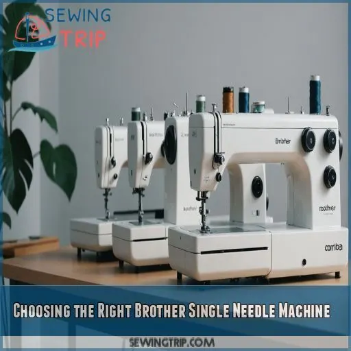 Choosing the Right Brother Single Needle Machine