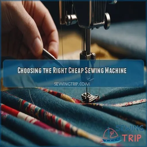 Choosing the Right Cheap Sewing Machine