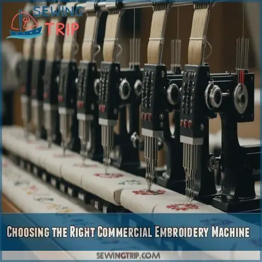 Choosing the Right Commercial Embroidery Machine