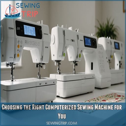 Choosing the Right Computerized Sewing Machine for You