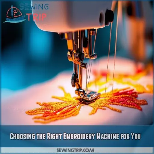 Choosing the Right Embroidery Machine for You