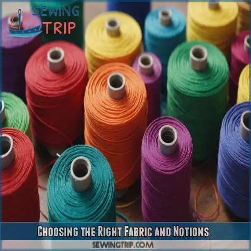 Choosing the Right Fabric and Notions Choosing the Right Fabric and Notions