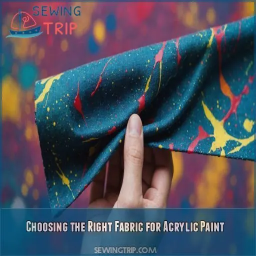 Choosing the Right Fabric for Acrylic Paint