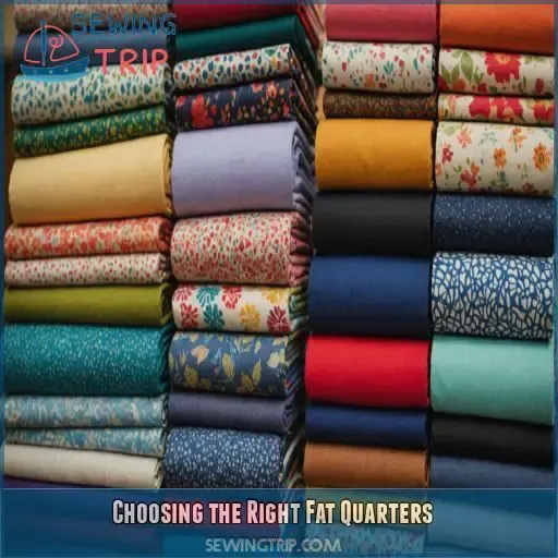 Choosing the Right Fat Quarters