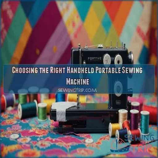 Choosing the Right Handheld Portable Sewing Machine