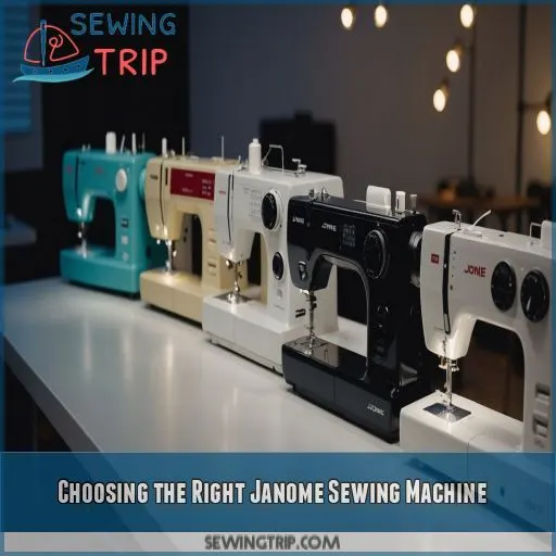 Choosing the Right Janome Sewing Machine