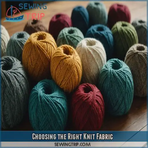 Choosing the Right Knit Fabric Choosing the Right Knit Fabric