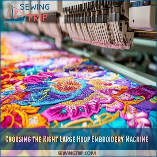 Choosing the Right Large Hoop Embroidery Machine