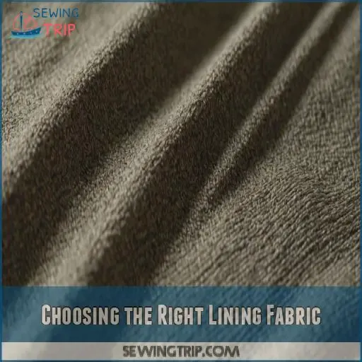 Choosing the Right Lining Fabric