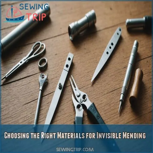 Choosing the Right Materials for Invisible Mending