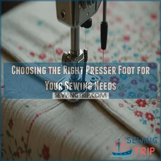 Choosing the Right Presser Foot for Your Sewing Needs