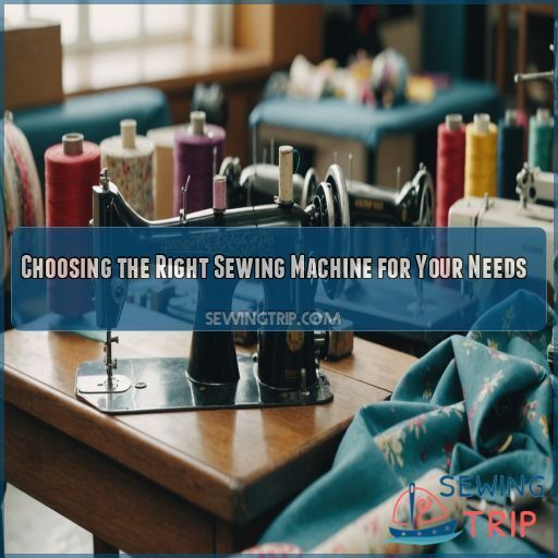 Choosing the Right Sewing Machine for Your Needs Choosing the Right Sewing Machine for Your Needs