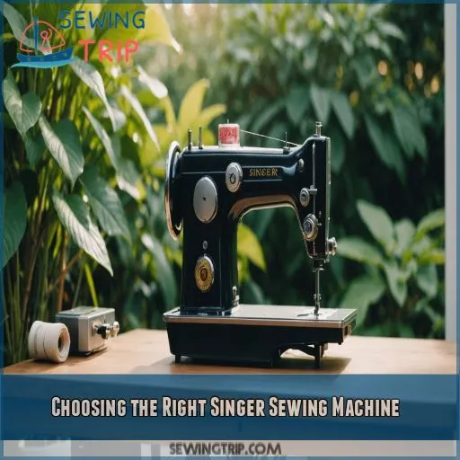 Choosing the Right Singer Sewing Machine