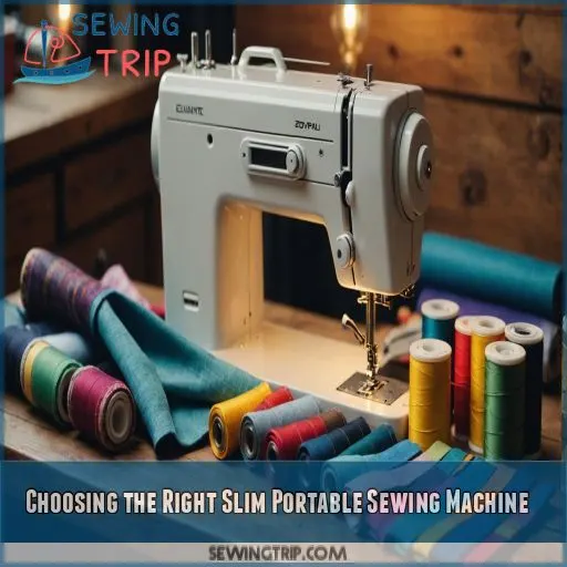 Choosing the Right Slim Portable Sewing Machine