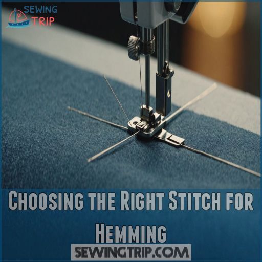 Choosing the Right Stitch for Hemming Choosing the Right Stitch for Hemming