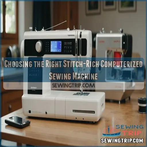 Choosing the Right Stitch-Rich Computerized Sewing Machine