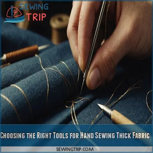 Choosing the Right Tools for Hand Sewing Thick Fabric