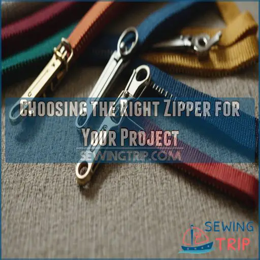 Choosing the Right Zipper for Your Project